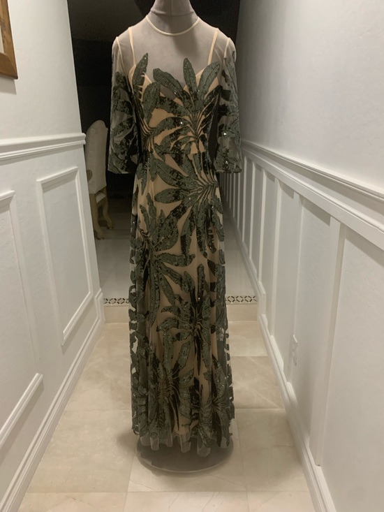 Elie Saab Dresses & Skirts - Elie Saab Embroidered Tulle Midi Dress Size 34